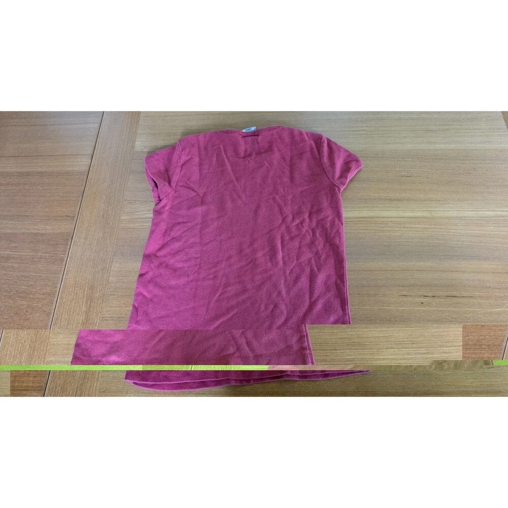Old Navy Girl's Red Short Sleeve Top Size L Vintage READ Description